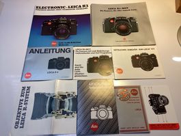 Prospekte Anleitungen "LEICA ELECTRONIC R3/R4 MOT“ 1980
