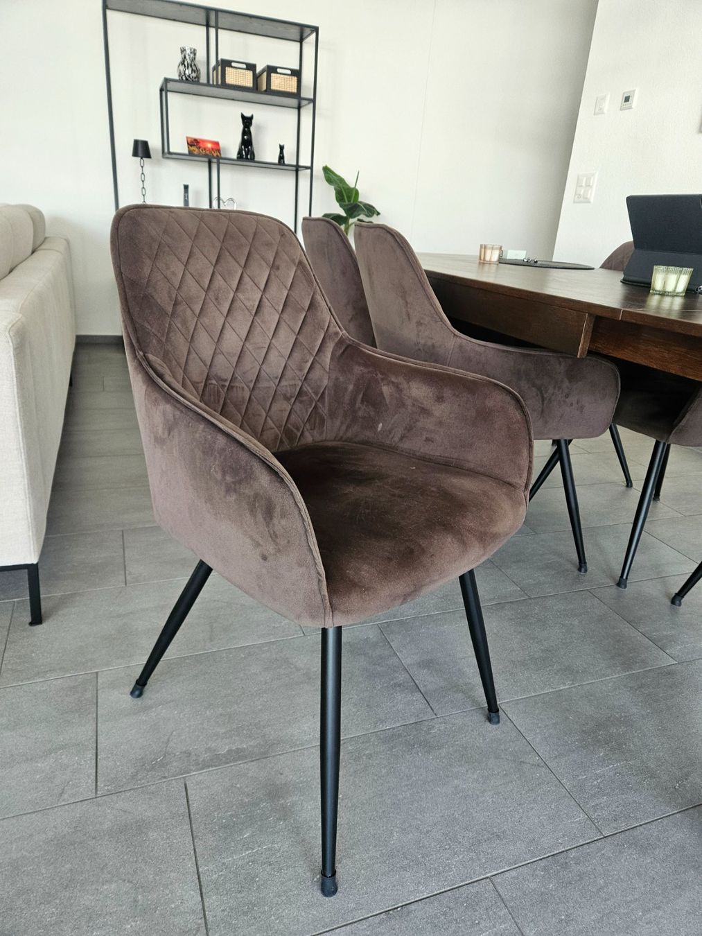 Sedie: 6 Esszimmer-Stühle dunkelbraun – Usato da Winterthur venduto da Linda1203