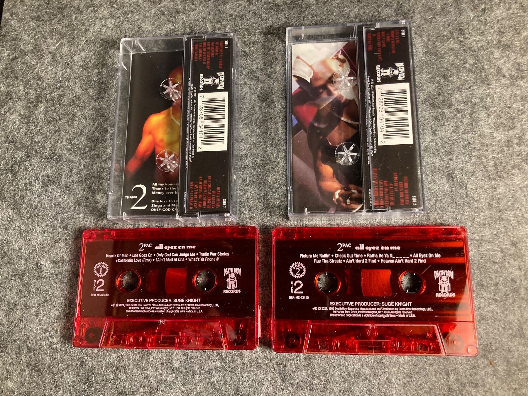 Kompaktkassetten: 2Pac - All Eyez On Me "Translucent Red" (MC) – Neu (gemäss Beschreibung) aus Fribourg von Karushi 4