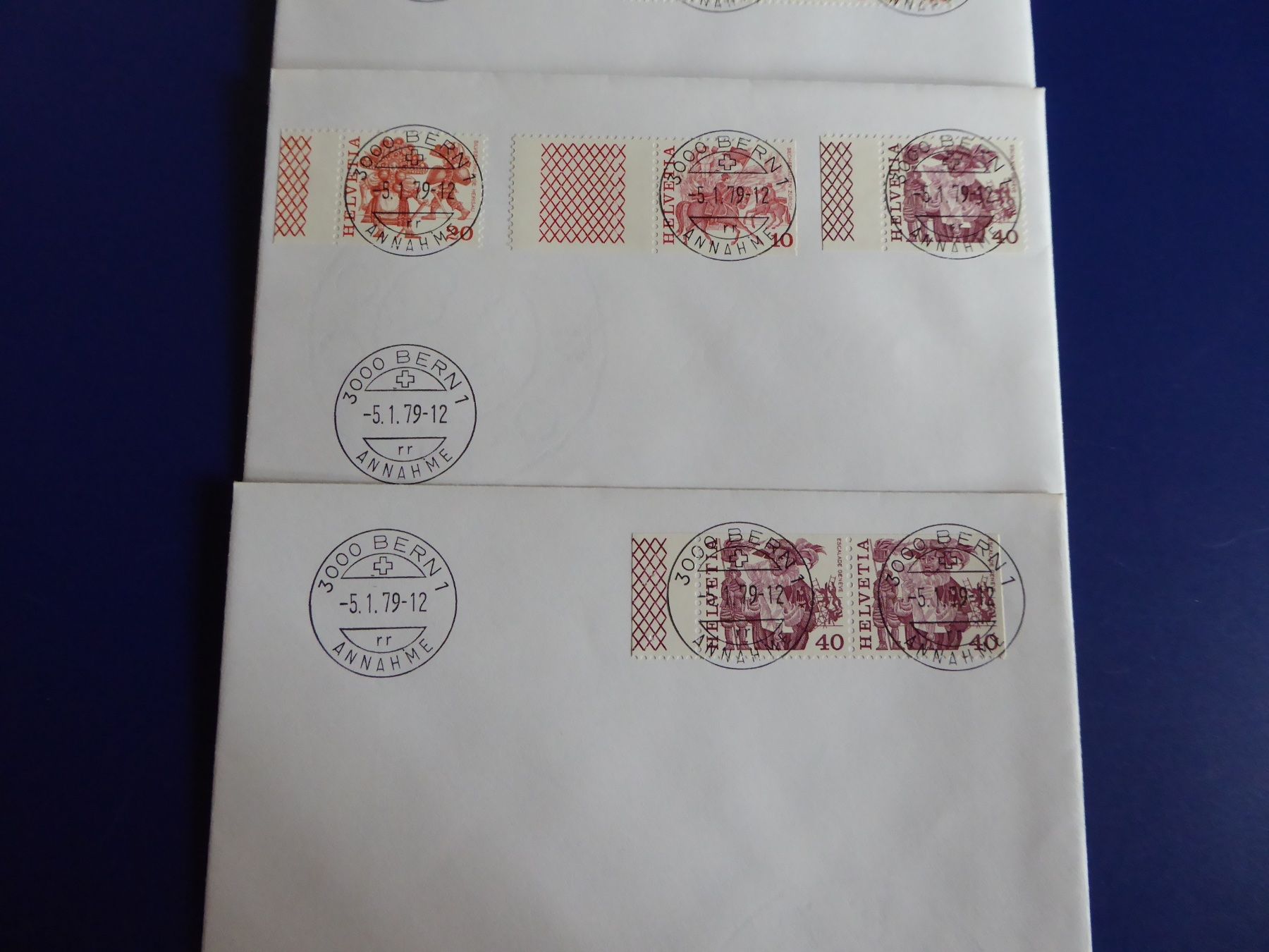 Alle Briefmarken: FDC Briefumschläge mit Stempel Bern 5.1.79 – Neu (gemäss Beschreibung) aus Birrhard von Telemaster1 2