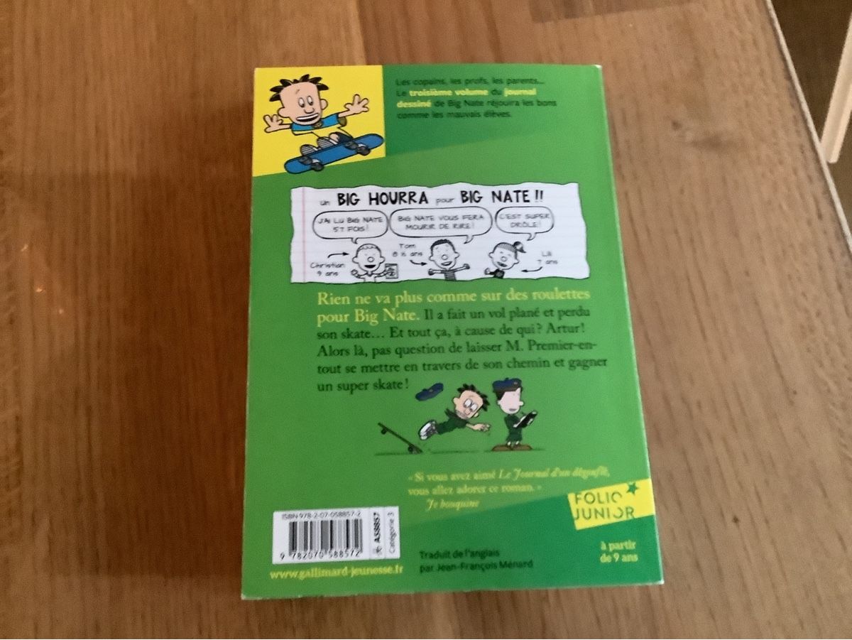 BD: Big Nate tome 3 – D'occasion à Lussy-sur-Morges par Lauraholland 1