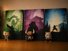 3 Displates + Funko-Pop Figuren inkl verpackung