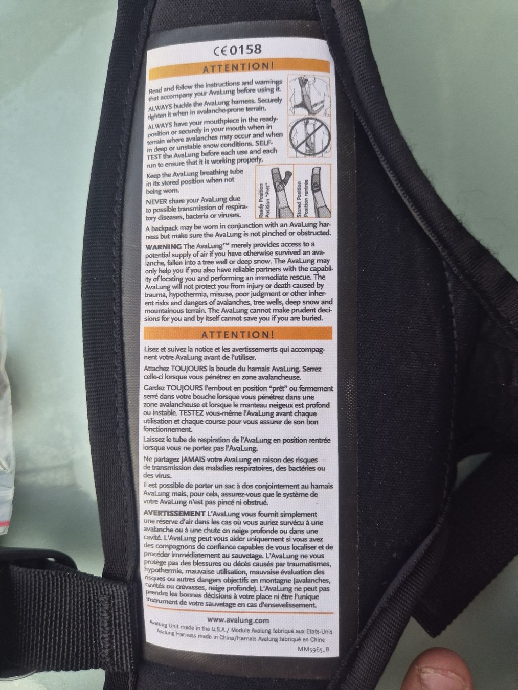 Black Diamond Rucksäcke: Avalung Black Diamond – Neu (gemäss Beschreibung) aus Porrentruy von jer_6hmq 2