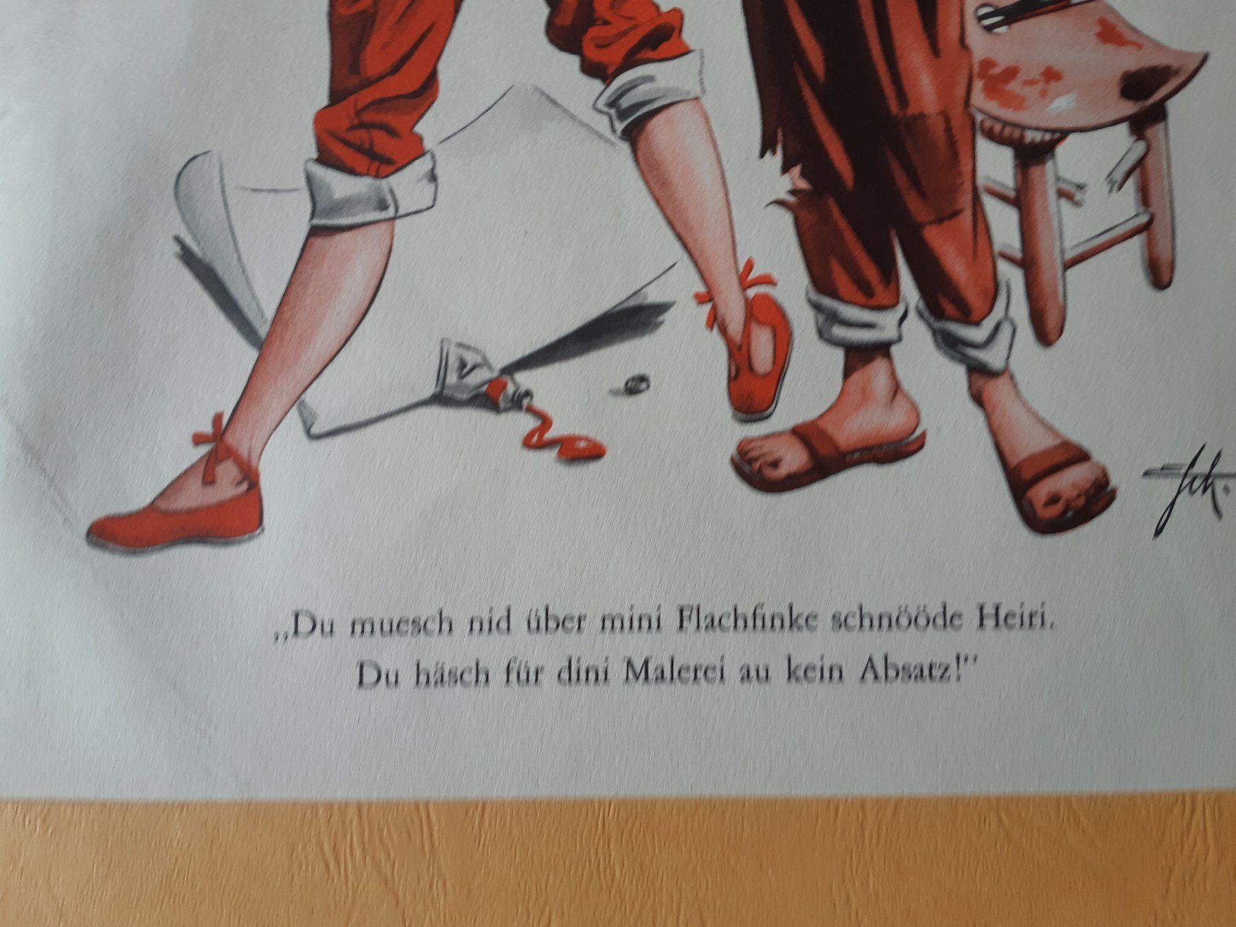 Grafiken & Lithographien: Nr. 18 original Litho Nebelspalter – Gebraucht aus Grindelwald von carro5 3