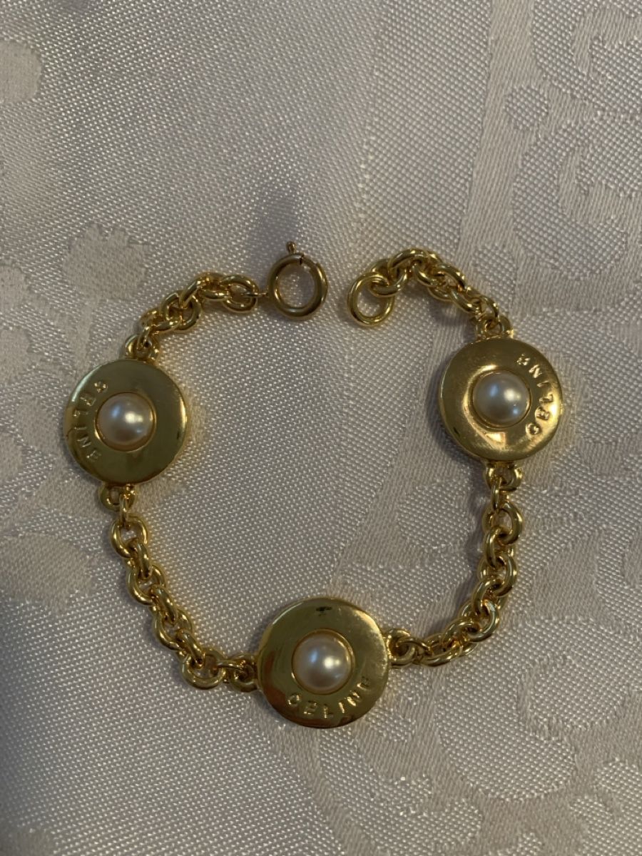 Celine Armbänder & -reifen: Faux pearl Celine bracelet  – Gebraucht aus Geneve von Fashionpassion6