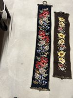 Gobelinstreifen mit Blumenmotiv 2er Set