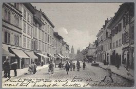 1908, MORGES, JOLIE VUE TRÈS ANIMÉE, BELLE QUALITÉ