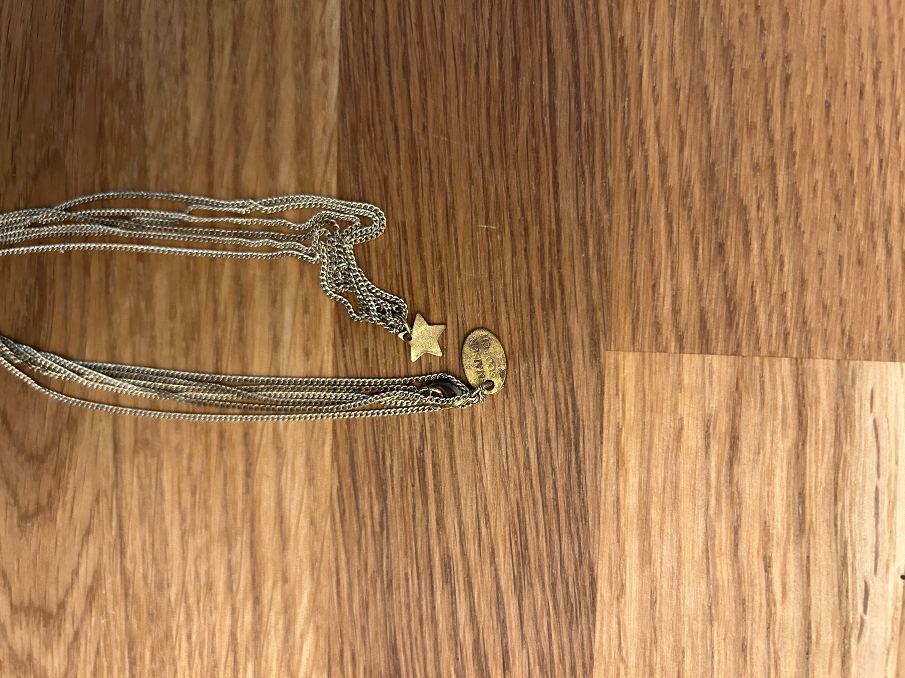 Maison Scotch Catenine: Maison Scotch: Kette mit Stern goldfarbig – Nuovo (secondo la descrizione) da Basel venduto da Interstellar85 5