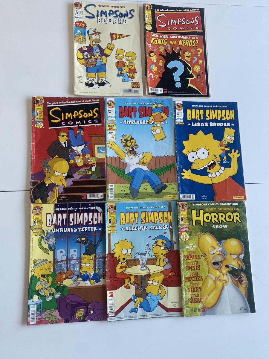 Fumetti: Simpsons Comics Konvolut, 8 Stück – Usato da Adliswil venduto da Fabisales