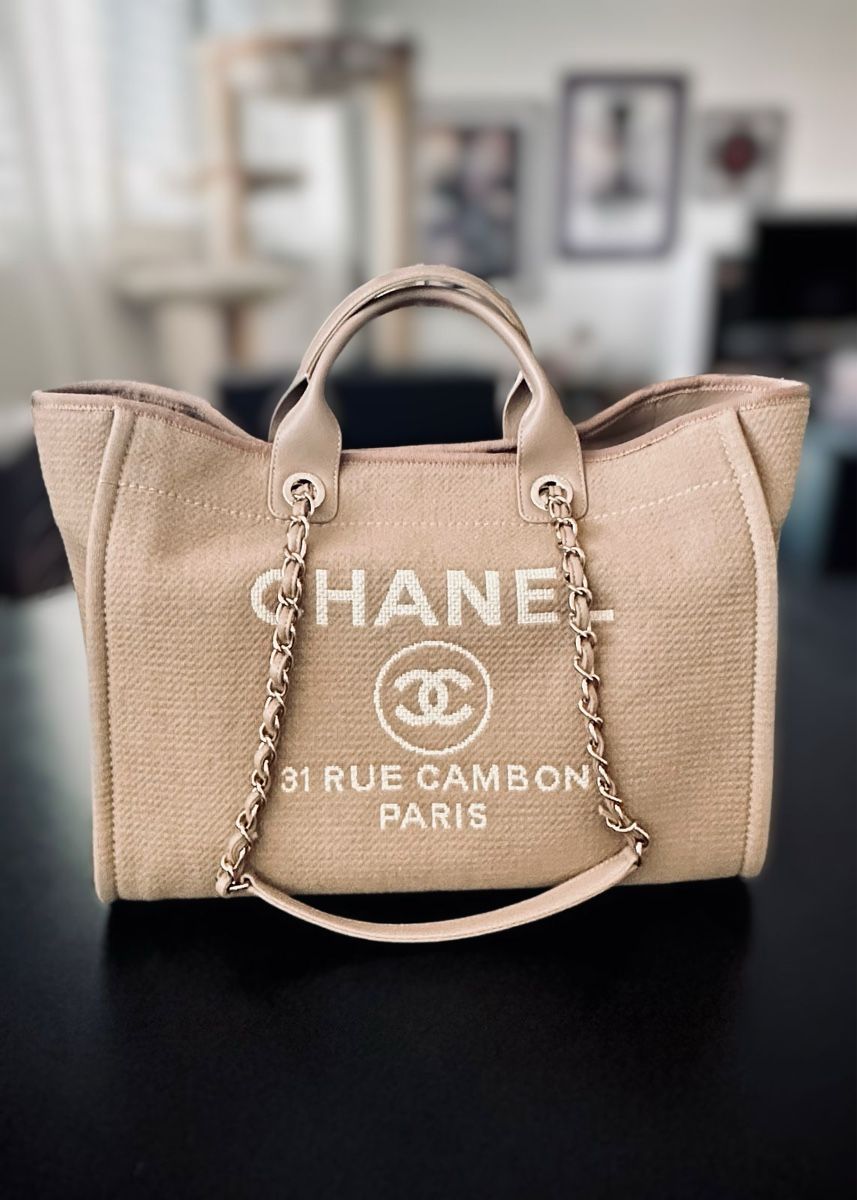 Chanel Borse da donna: CHANEL DEAUVILLE Shopper Full Set – Nuovo (secondo la descrizione) da Dietikon venduto da grumpelkeller