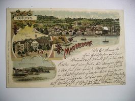 farbigeLithoAK  MAENNEDORF