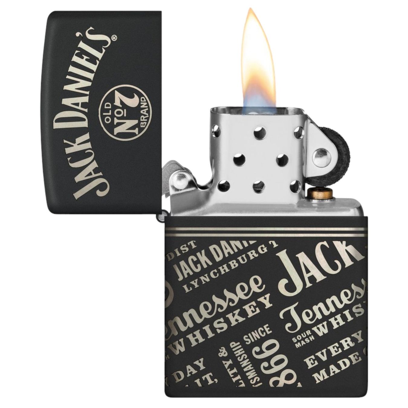 Zippo Accendini: ZIPPO Jack Daniel's® Premium Feuerzeug 60007230 – Nuovo e nell'imballaggio originale da Ennenda venduto da Benzinflamme 2