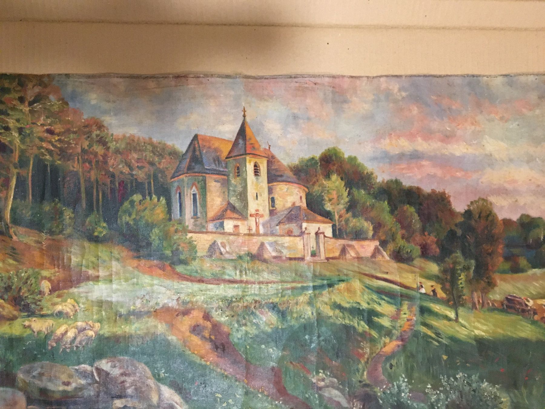 Gemälde: Antikes Gemälde Oel/Leinwand – Gebraucht aus Siebnen von Starlauf