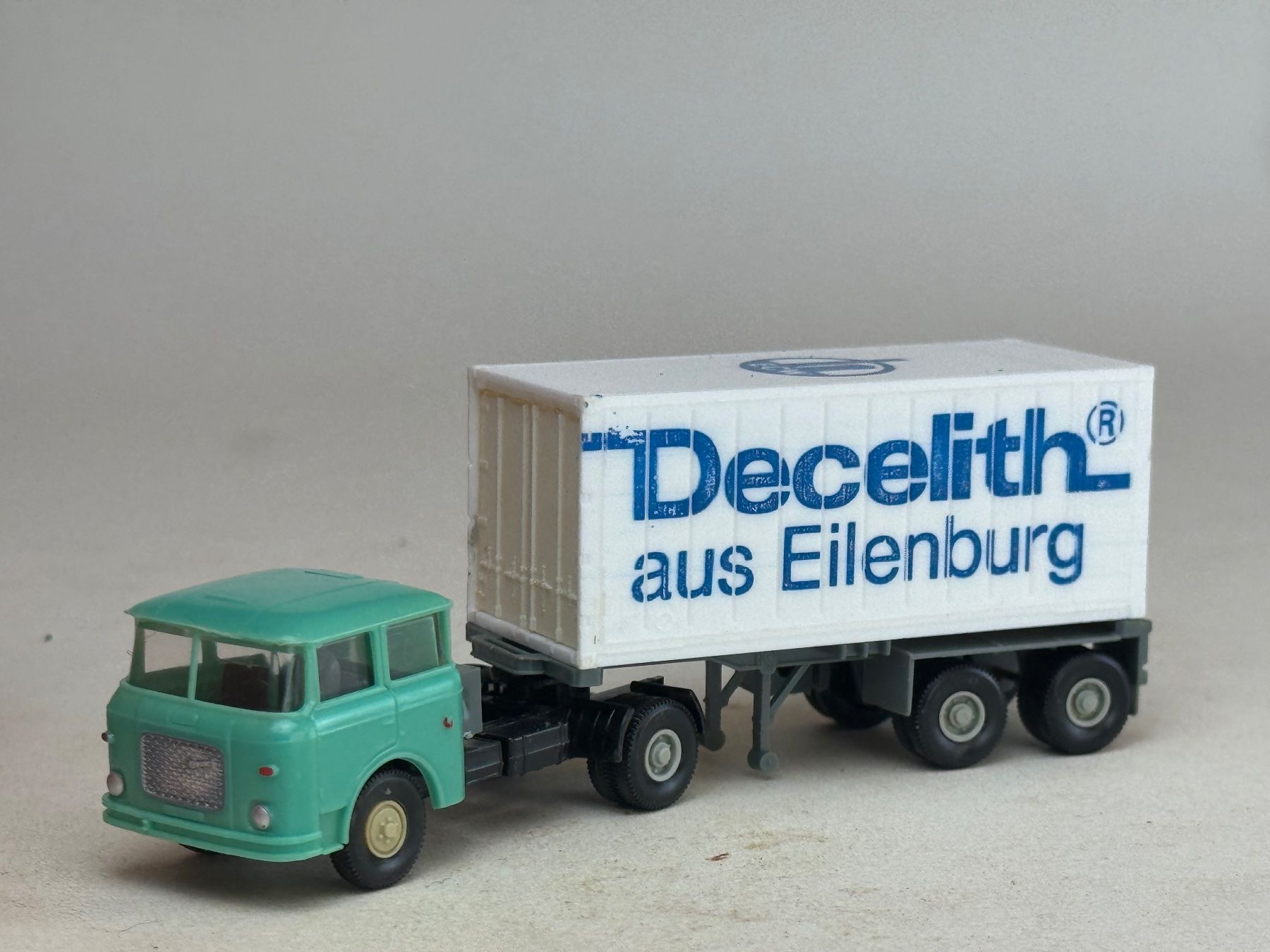 Modellautos: VE1- Berlin Plast Container Sattelzug Decelith – Gebraucht aus Elm von Wikmtz