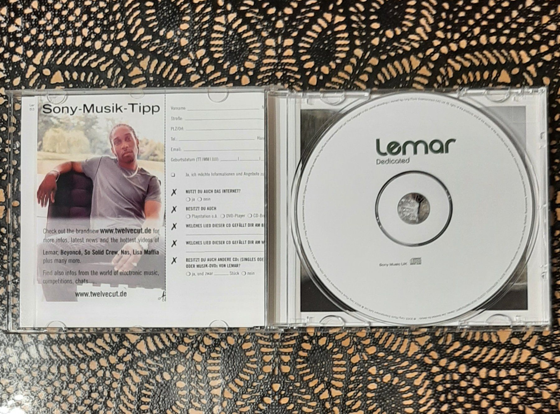 CD: Lemar - Dedicated, UK R&B Pop CD Album 2003 – Usato da Schönenberg TG venduto da Gregolino76 2