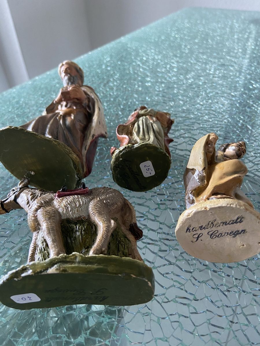 Statuette: 4 Weihnachtskrippen Figuren – Usato da Oftringen venduto da andrax 3
