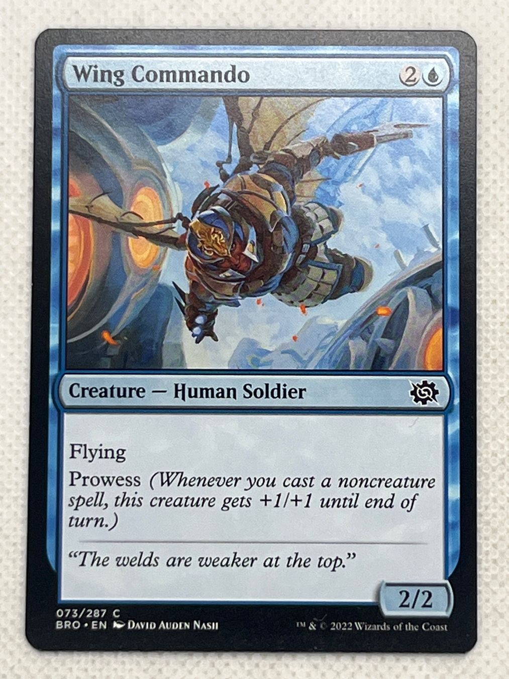 Magic The Gathering Cartes à collectionner: Magic The Gathering Wing Commando BRO 073/287 C – D'occasion à Hinterkappelen par Kim1992