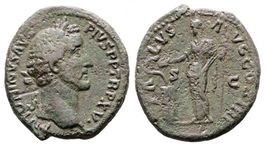 ANTONINUS PIUS bronze As