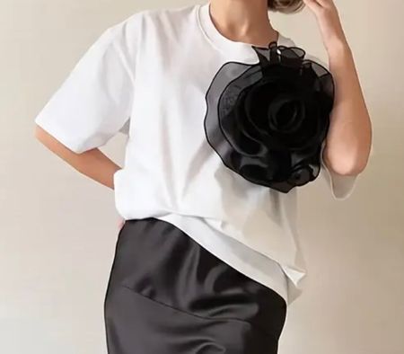 edles/stylisches Shirt mit Décor, L/XL