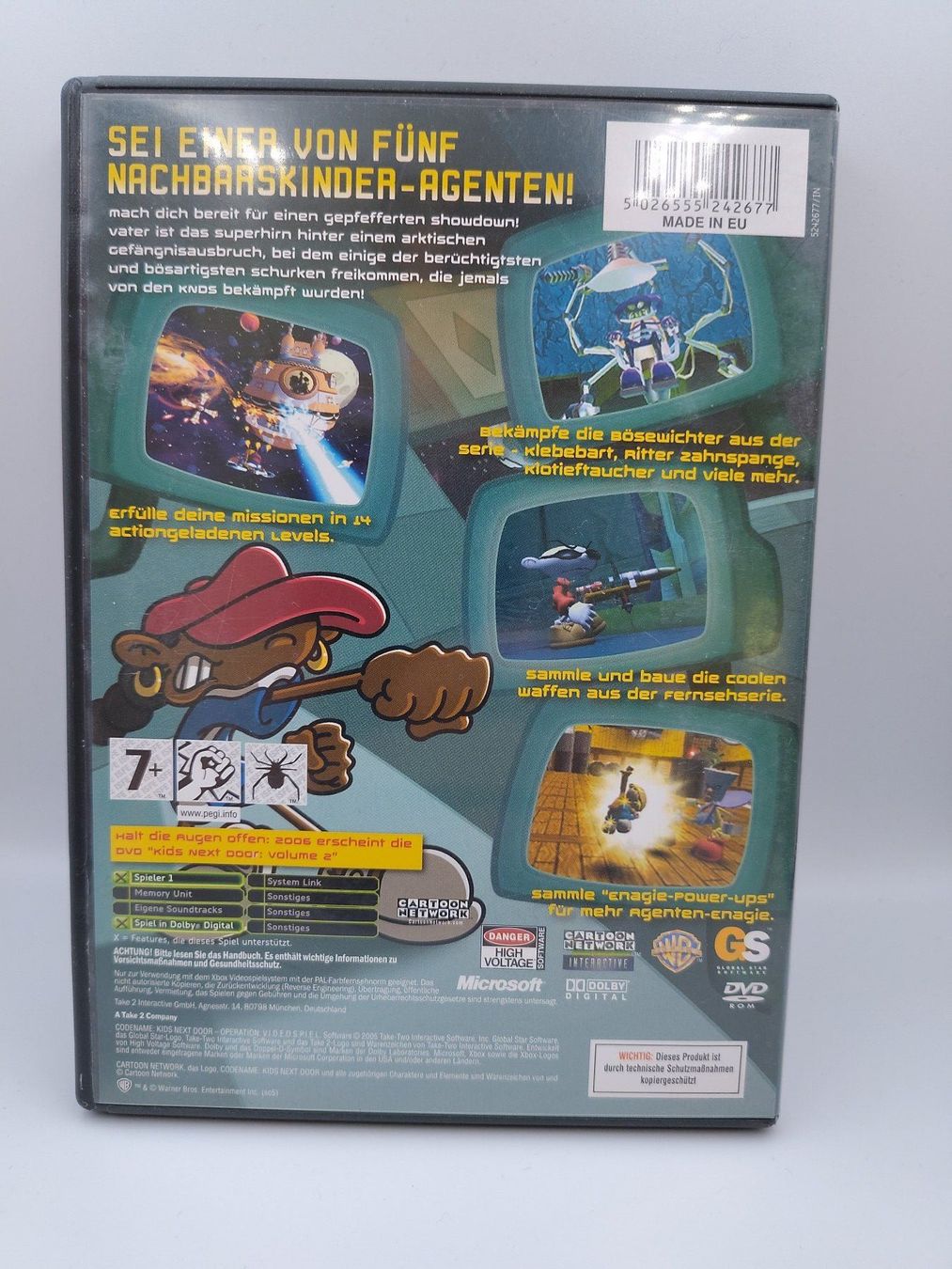 Microsoft Giochi: KND Codename: Kids Next Door Operation Videospiel - XBOX – Usato da Kloten venduto da SuperRetroPixels 1