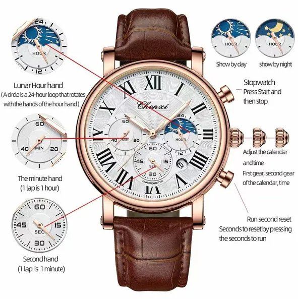 Orologi: HERREN UHR EDEL TOP DESIGN EINACH EIN TRAUM ! – Nuovo e nell'imballaggio originale da Schachen b. Reute venduto da Dzestar 9