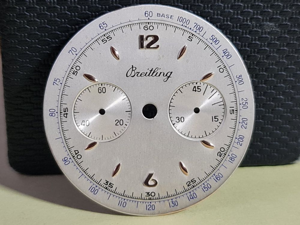 Cadran (dial) Original Vintage Pour Breitling Ref 123 Cal FHF 28 – Occasion
