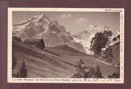 CHAMPERY - Calvaire et Dents Blanches - 1927