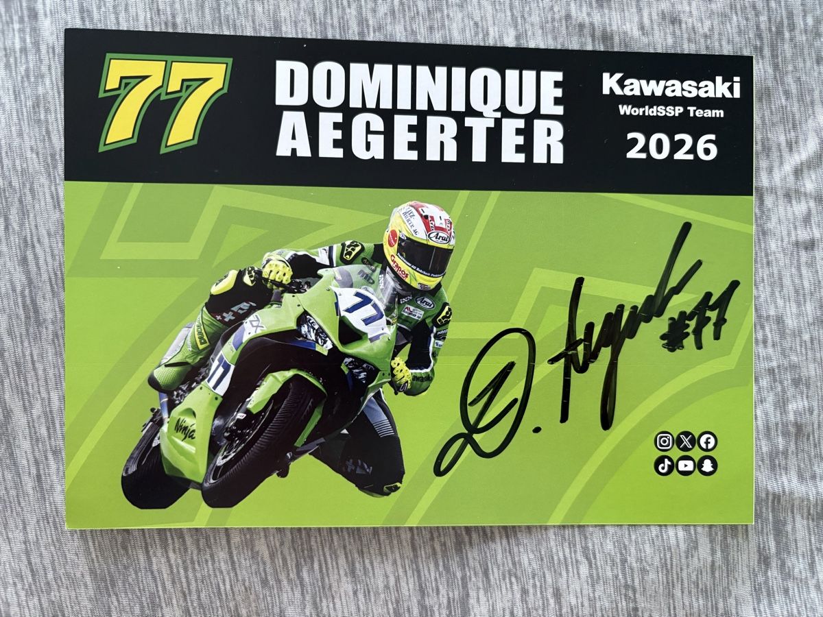 Autogramme: Dominique Aegerter Original Autogramm – Gebraucht aus niederbipp von LaHabana1