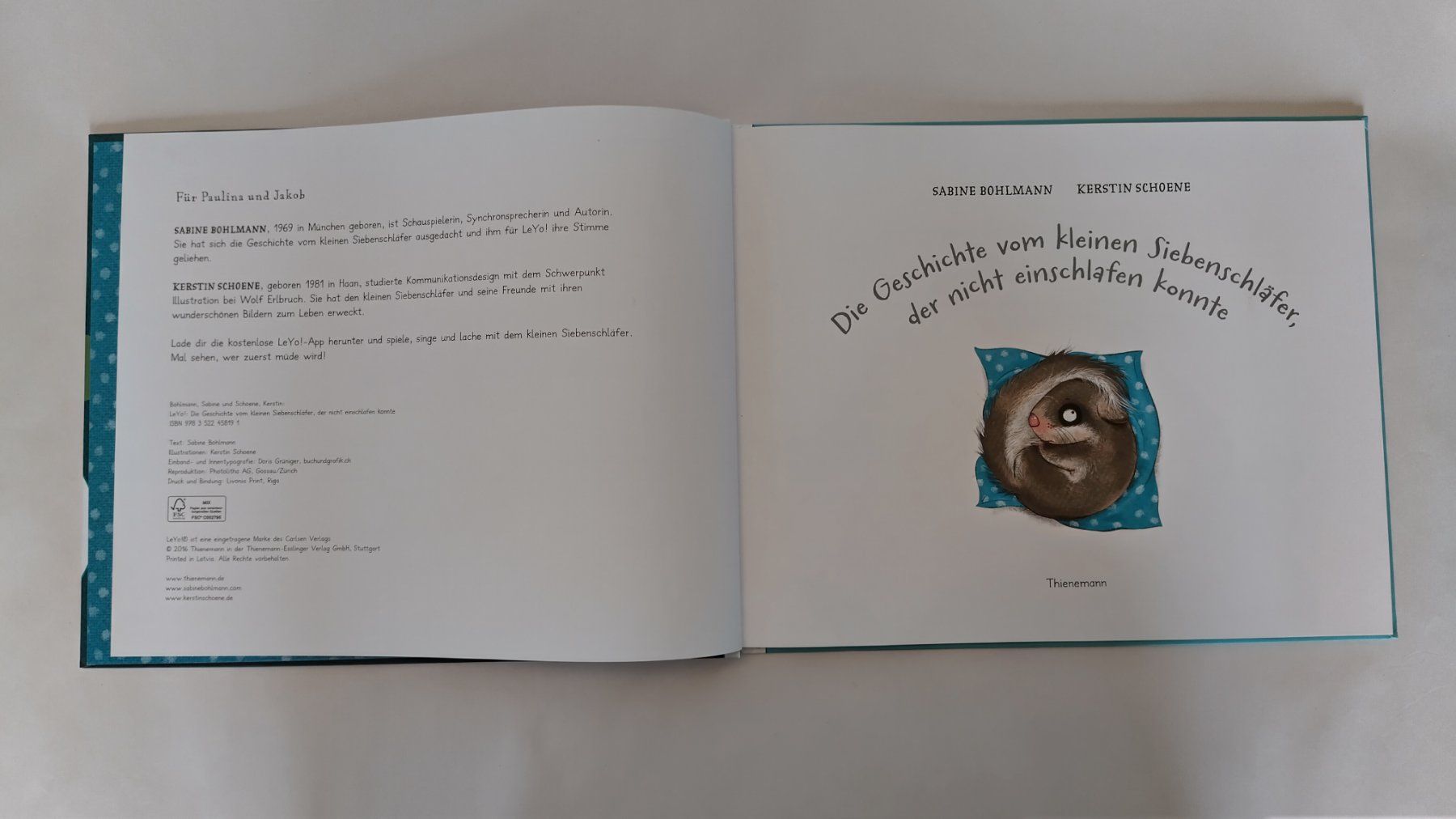 Livres: Die Geschichte vom kleinen Siebenschläfer, der nicht einschl – D'occasion à Bellach par JingleJerry 2