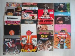 Lot de 25 +  disques vinyles Pop rock jazz funk disco