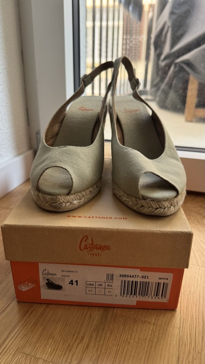 Scarpe da donna: Castaner peeptoe mint 41 – Nuovo (secondo la descrizione) da Zürich venduto da leo_5pg2 2