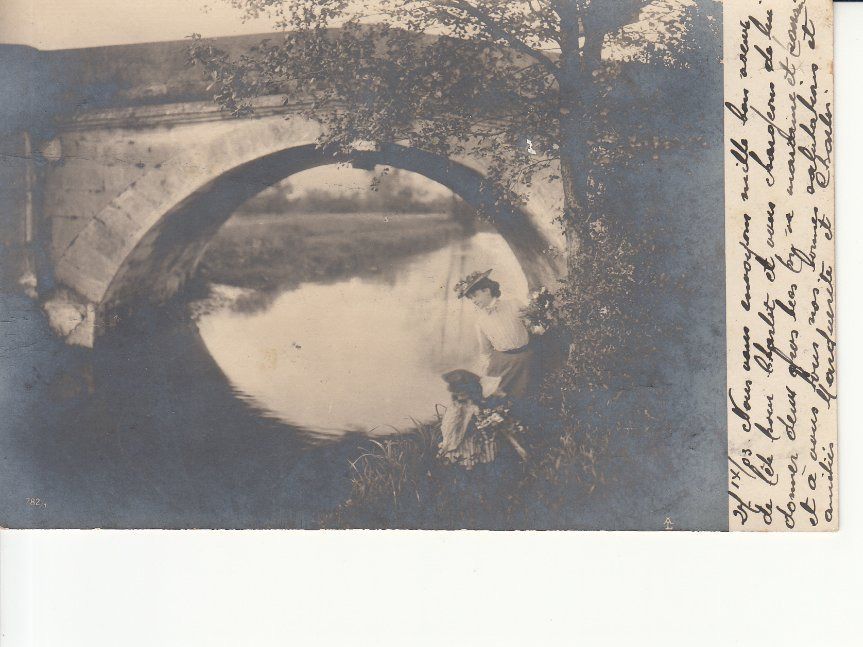 Cartes postales: Genève, Mädchen bei Brücke 1908 – D'occasion à Bürglen TG par StampGraf
