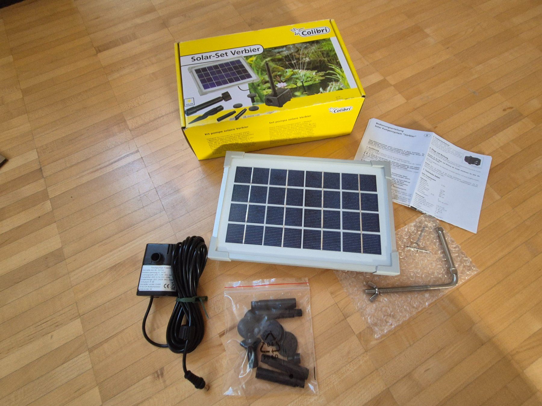 Pompe & Parti di ricambio: Solarpumpen Set Verbier von Colibri – Nuovo (secondo la descrizione) da Pfungen venduto da Famadm 1