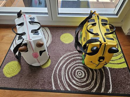 Trunki Rollkoffer 1x Janosch und 1x Chüeli