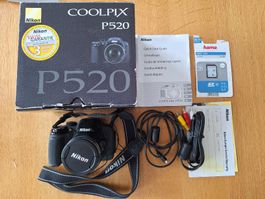 Nikon COOLPIX P520 Kamera ohne Akku & Funktionskontrolle