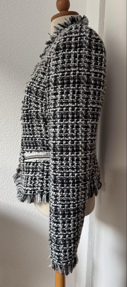 Giacche: Veste WHITE LABEL, taille 36, Tweed Blanc/Noir  – Nuovo (secondo la descrizione) da Morges venduto da sandy069 1