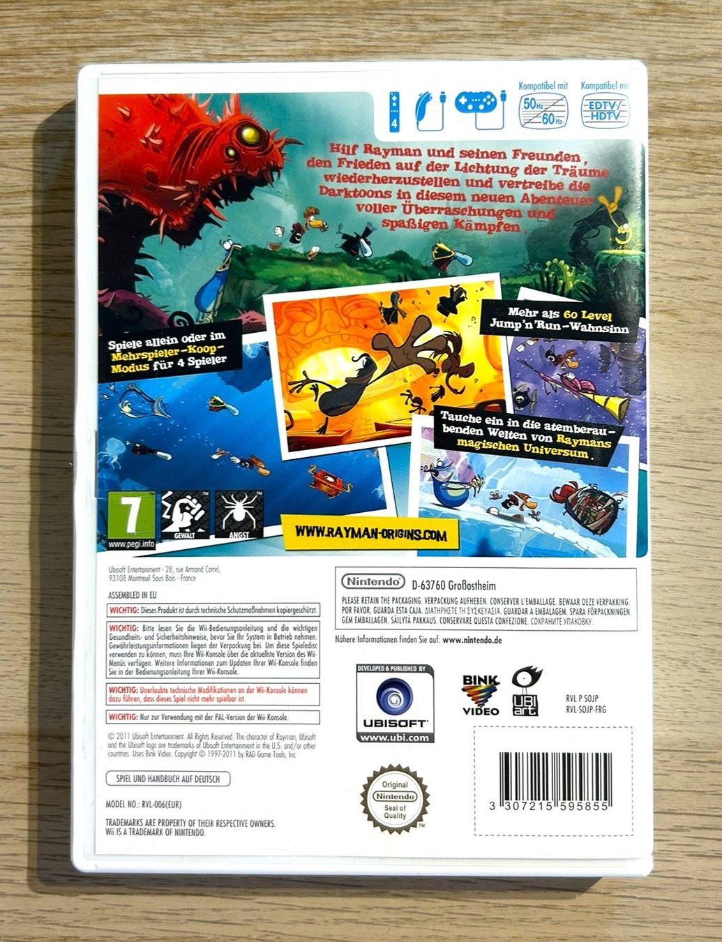 Nintendo Giochi: Rayman Origins Nintendo Wii – Usato da St. Gallen venduto da Alpine.Arcade 1