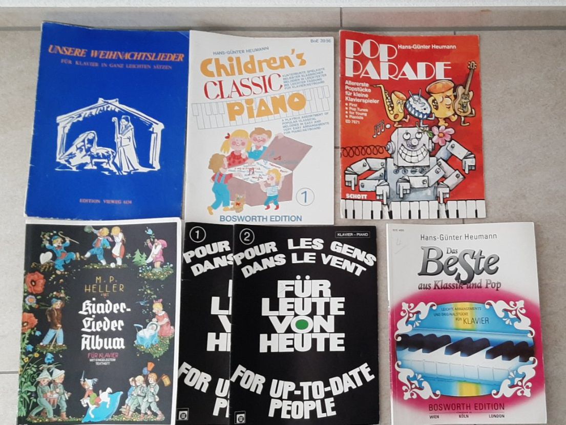 Libri: Notenbücher Keyboard/Piano – Usato da Basadingen venduto da Lailani