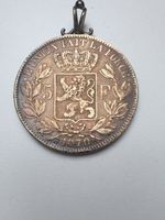 🇧🇪 Belgium 5 Francs 1870 silver 25g .900 (hanger)