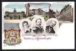 Litho Kurfürst von Hessen-Darmstadt in 