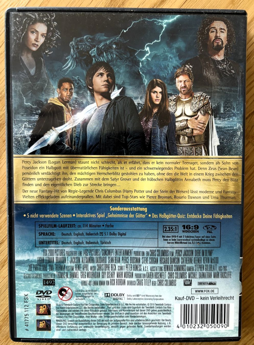 Alle DVDs: DVD Percy Jackson Diebe im Olymp – Gebraucht aus Riehen von martinaaebersold 1