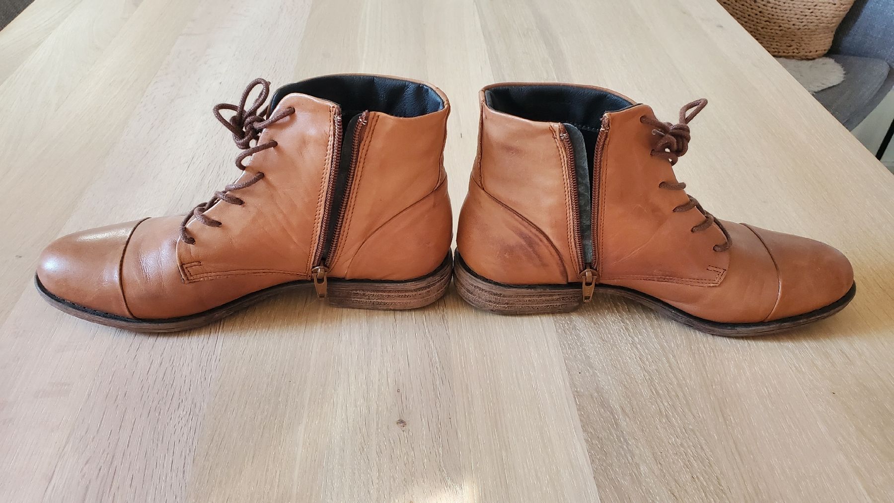 Zalando Scarpe da donna: Stiefel Leder braun Gr 39 – Usato da Biel/Bienne venduto da SandraBar 2