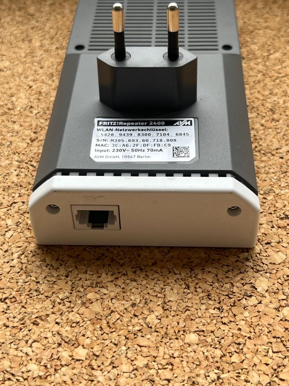 Avm Wlan: Fritz Repeater 2400 – Gebraucht aus Port von stefankessel 2