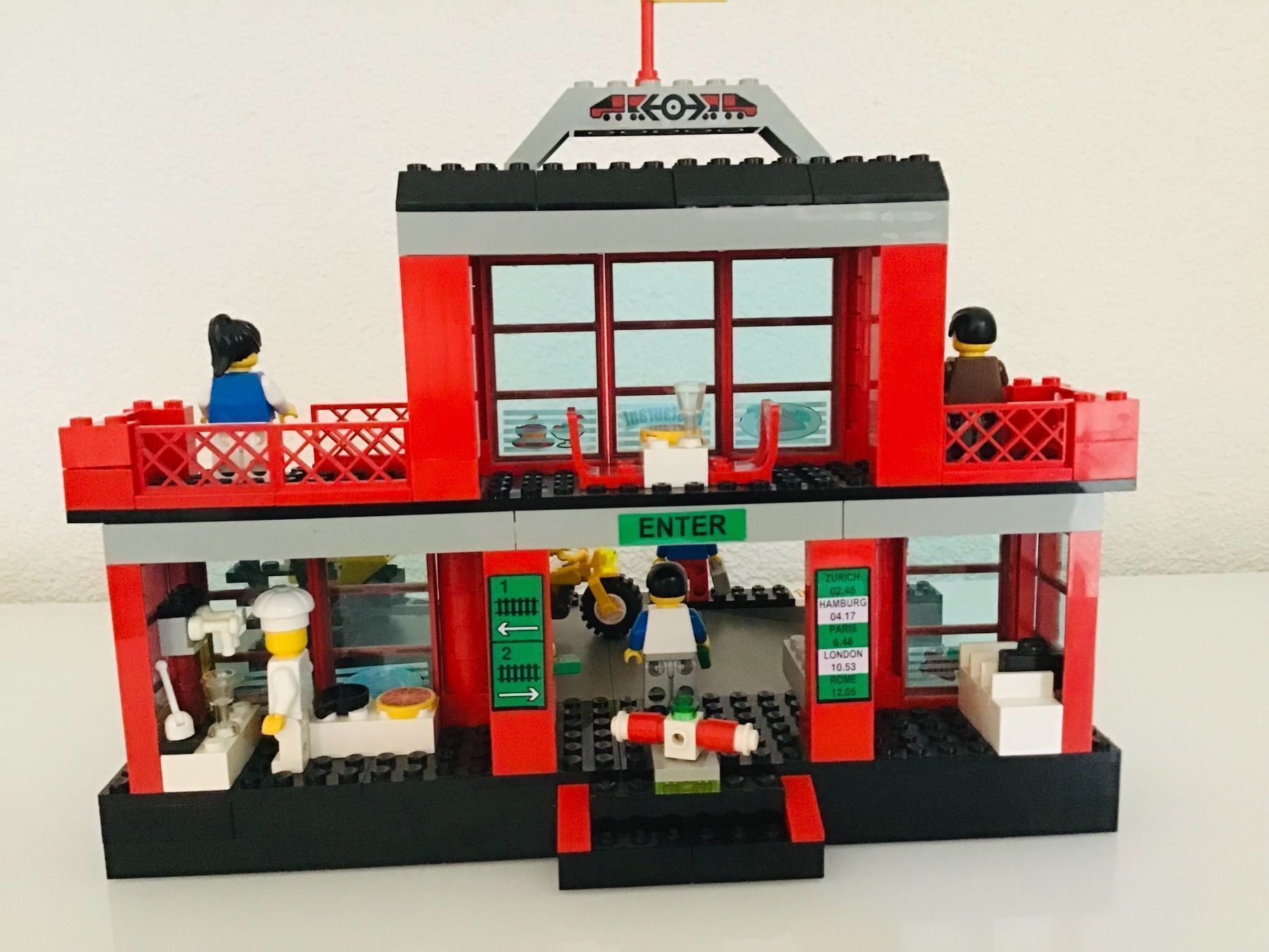 Lego Kit di costruzioni: Lego City 4556 Bahnhof – Usato da Rodersdorf venduto da alfa03 3