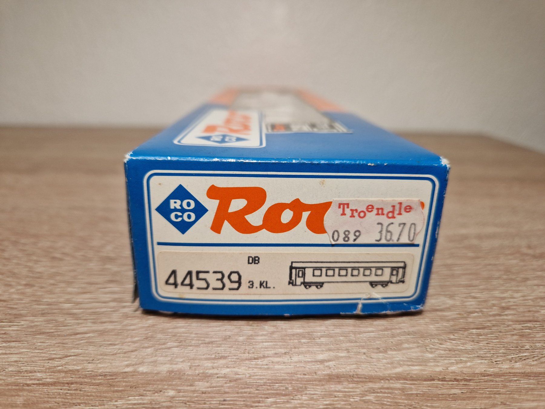 Roco Modellini di ferrovie: Roco 44539 Personenwagen 3.Kl DB H0 – Usato da St-Aubin-Sauges venduto da tantome 6
