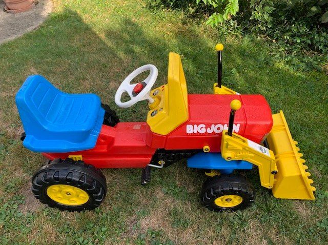 Big Fahrzeuge für Kinder: Spiel - Traktor mit Anhänger " BIG JOHN" – Gebraucht aus Gundetswil von Egro100 2