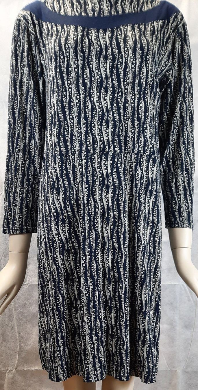 Kleider: Midikleid Tunika elegant lang dunkelblau Gr. 44 – Gebraucht aus Seuzach von VT-Collections1 6