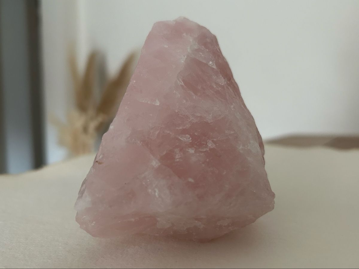 Mineralien & Heilsteine: Grosser Rosenquarz Rohstein, 696g – Gebraucht aus Bern von kat_sm88 6