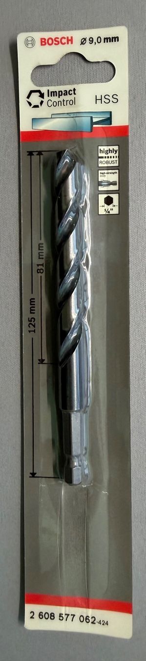 Bosch Alle Werkzeuge: Bosch HSS Spiralbohrer mit Sechskantschaft 9 mm – Neu (gemäss Beschreibung) aus Suhr von dealbest63 1