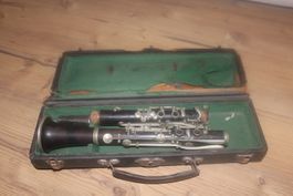 Klarinette mit Vintage-Etui